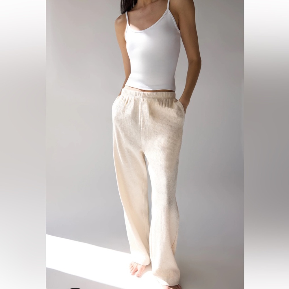OAK + FORT Cream Women's Track Pants